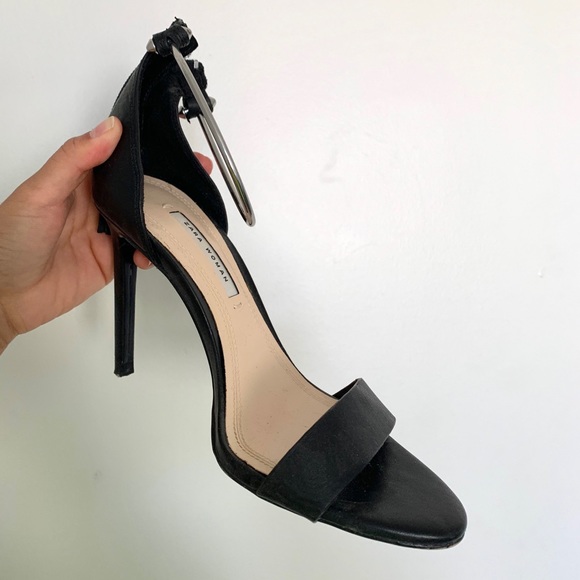 Zara black heels - size 6 - Picture 1 of 4